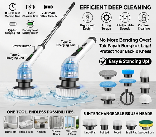 PowerSpin Pro™ Scrubber