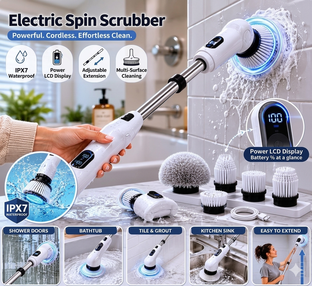 PowerSpin Pro™ Scrubber