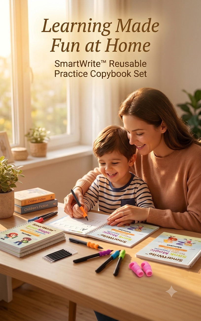 SmartWrite™ Reusable Practice Copybook Set